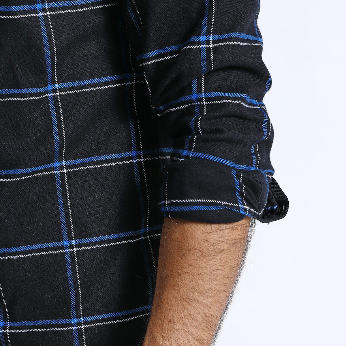 Title 5, Brushed casual plaid shirt