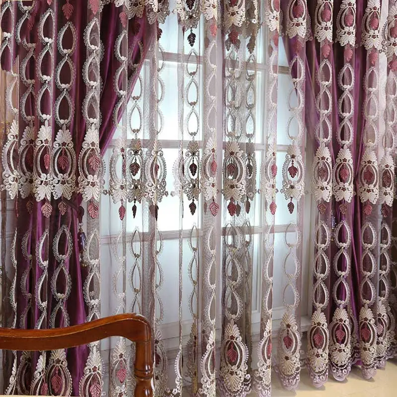 High-end Embossed Embroidered Window Screens