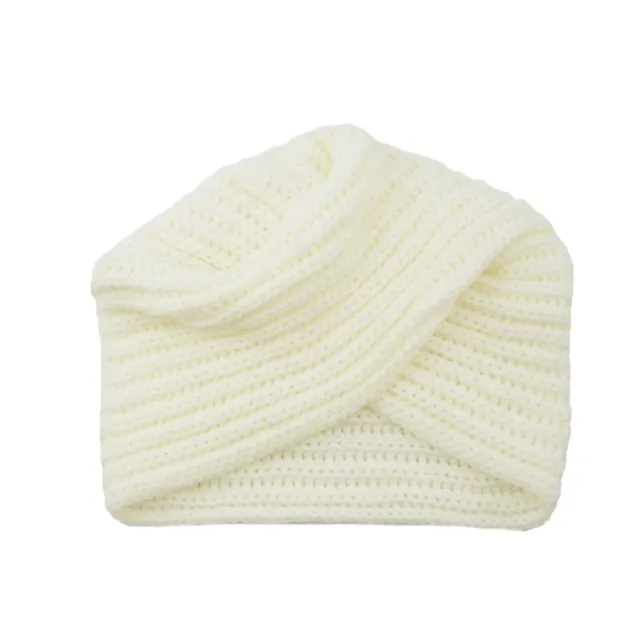 Fashion Woolen Knit Hat With Crossover Pullover White - Shop at LoveMi