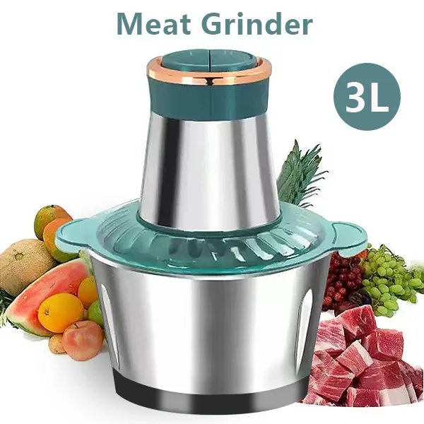 3L Electric Meat Grinder Mincer Mixer Home