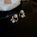 Gold Fishtail Earrings
