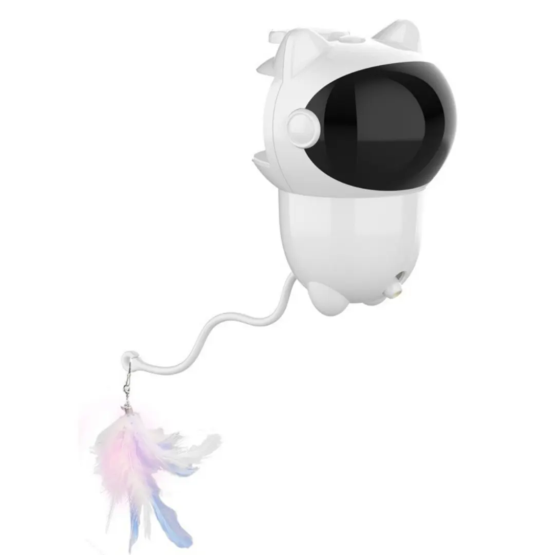 Laser Cat Wand Toy, Self-Play Interactive Pet