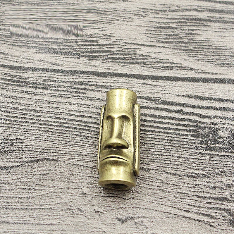 Paracord Stone DIY Accessory Keychain Pendant Brass - Shop at LoveMi