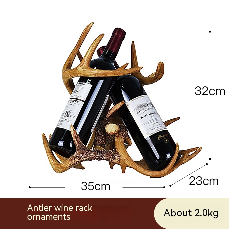 YSY007 Antlers Wine Rack