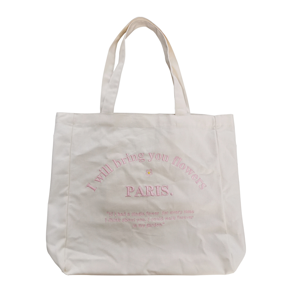 Paris embroidery cream white