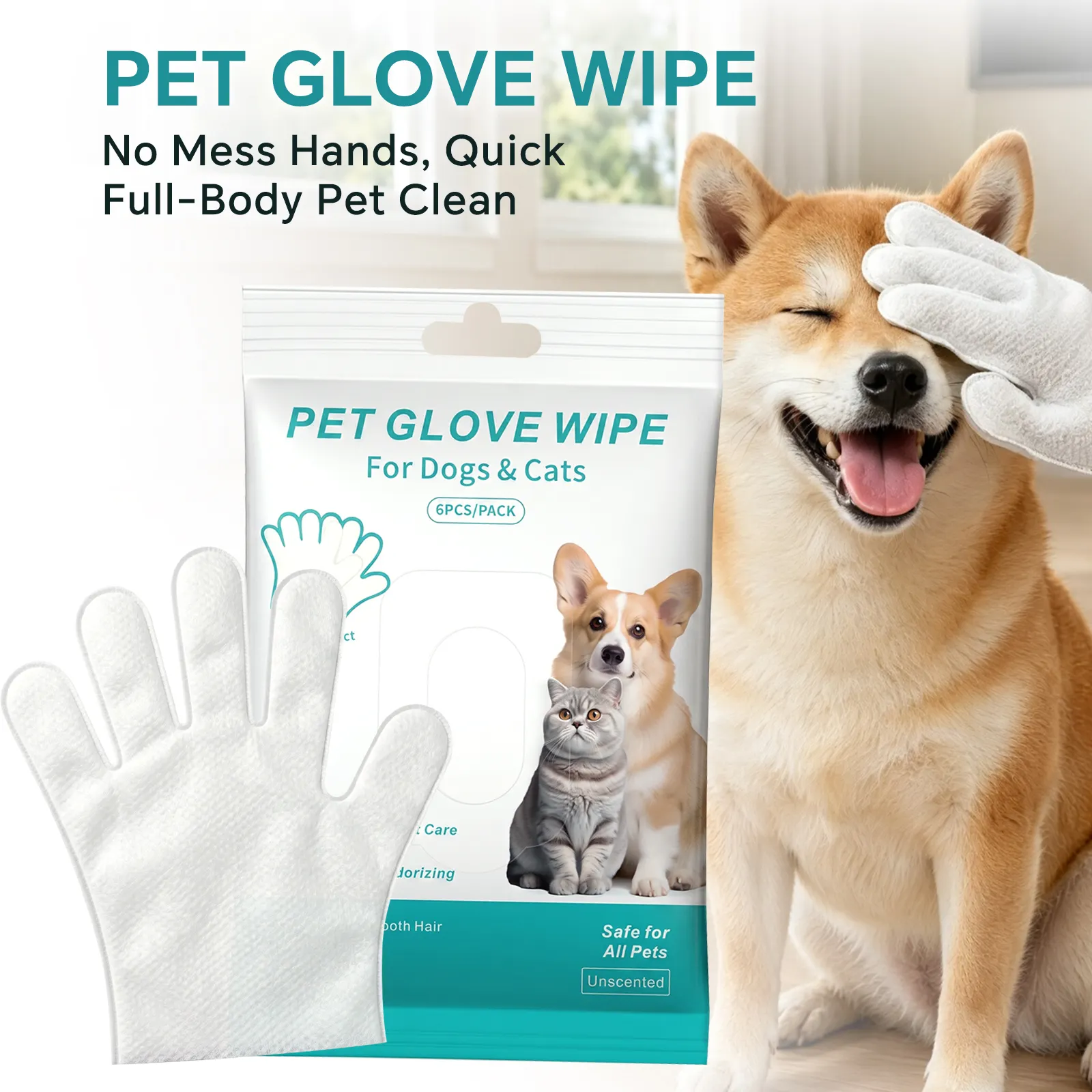 Only Self Pickup---Pet Cleaning Set - 6-piece