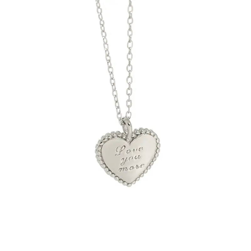 Versatile Fashion Small Heart Necklace Heart Shaped