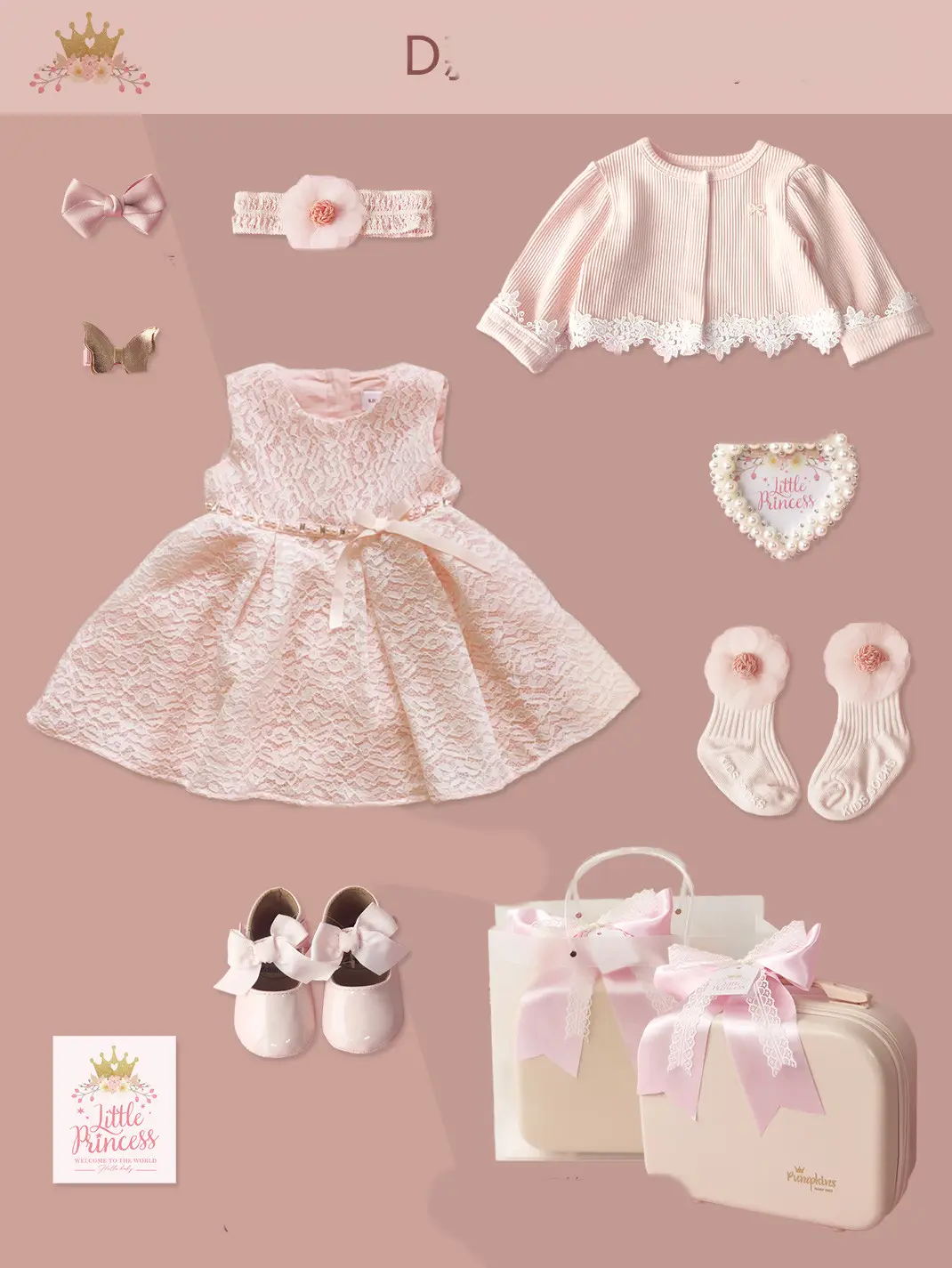 Baby High-end Gift Box Little Princess Dress