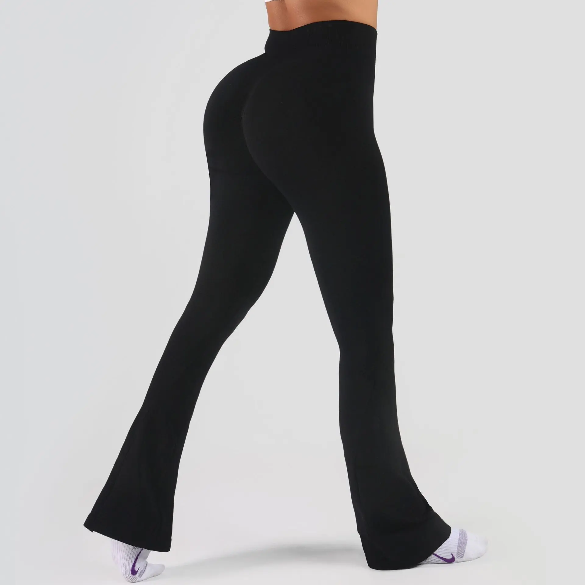 Womens Flared Yoga Pants, High Waisted Flare