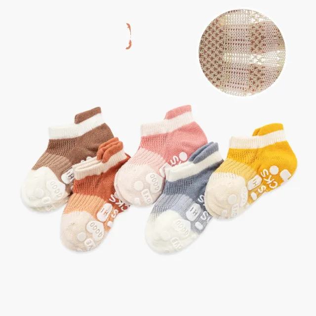 Thin Cotton Large Area Adhesive Ship Socks Mesh Bright Color Group - Shop at LoveMi