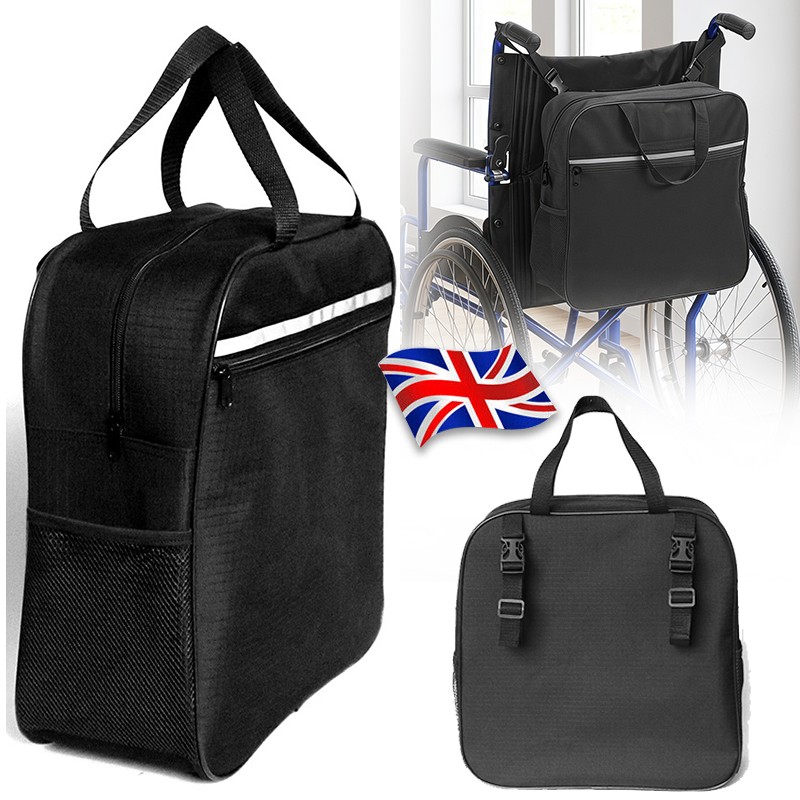 MOBILITY SCOOTER WHEELCHAIR SHOPPING BAG UNIVERSAL LARGE ARMREST STORAGE CARRY..