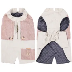 Winter Clothes Classic Pocket Jacket Vest - Beige - View 1
