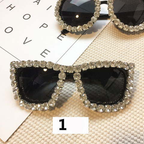 Title 14, Handmade flower diamond sunglasses