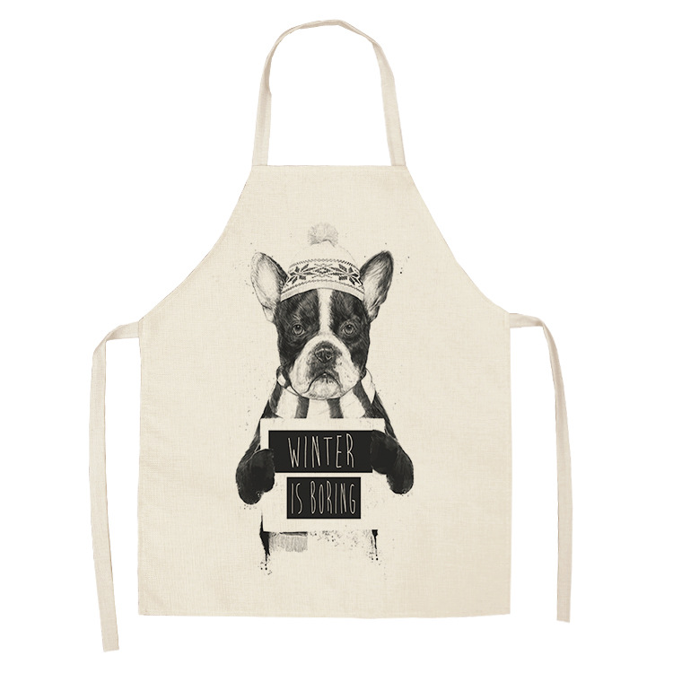 Title 2, Cotton linen cartoon dog apron