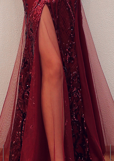 plus size sequin evening gown