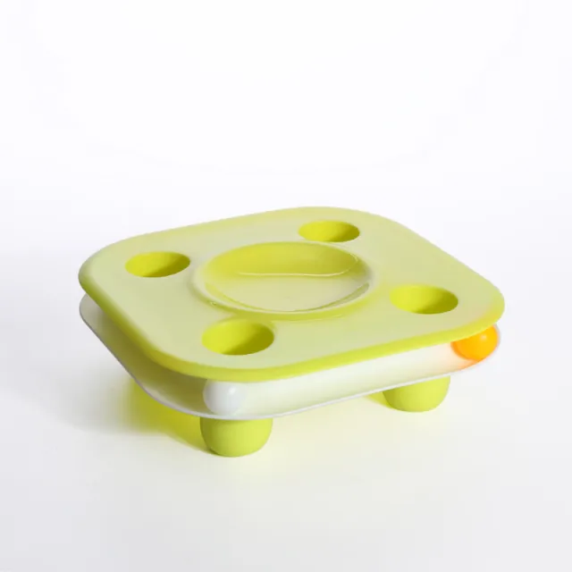 Multifunctional Cat Food Bowl Kitten Track Toy Green - Shop at LoveMi