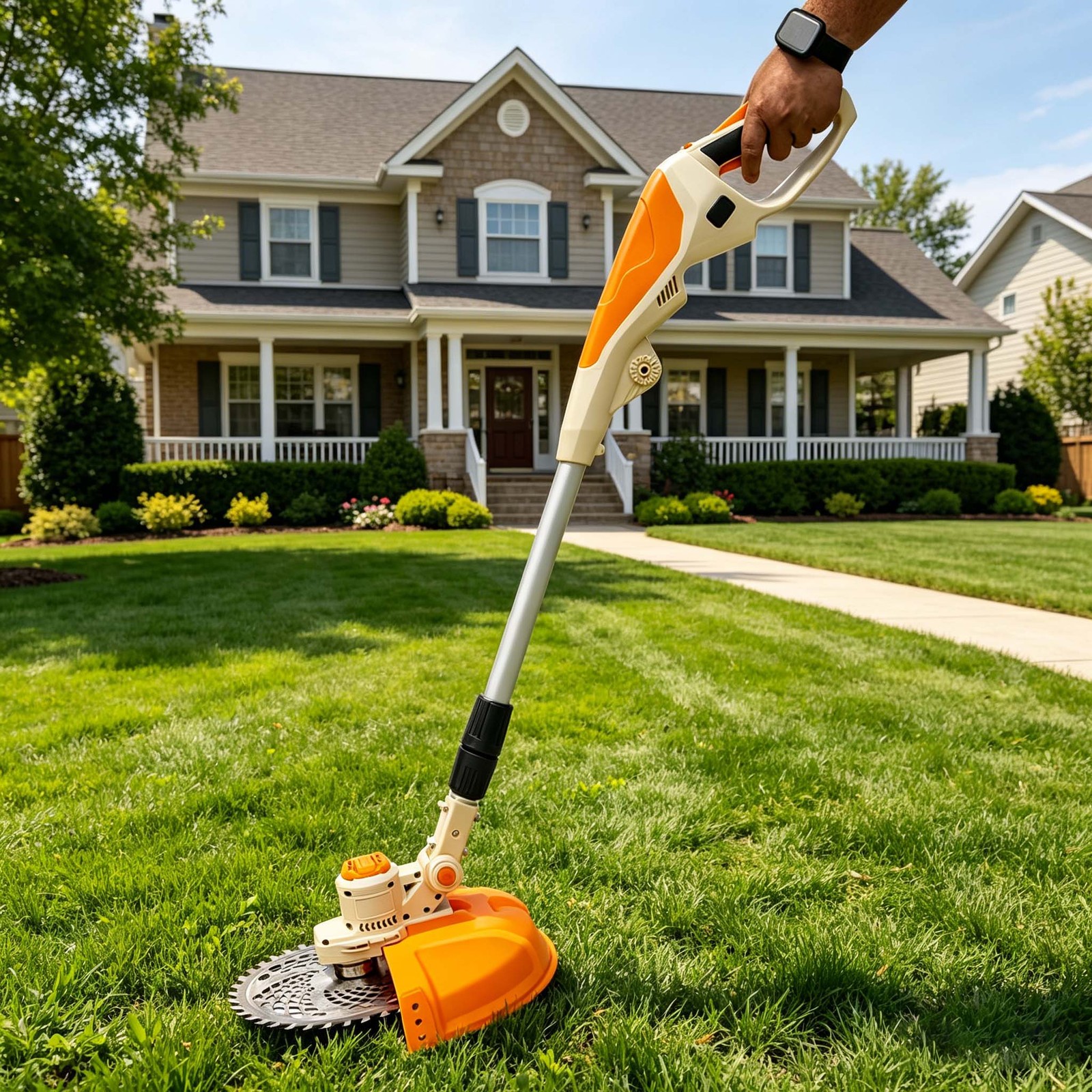 Cordless Electric Grass Trimmer Brushless Engine Lawn Edger