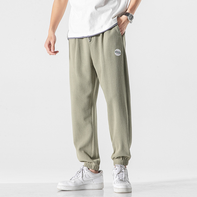 Title 3, Mens Sports Gray Waffle Pants, Loose-fitting, ...