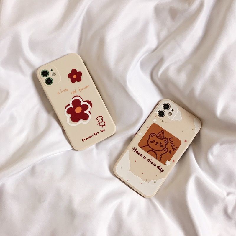 Cartoon Suitable For Ins Side Silicone Anti-fall Mobile Phone Case