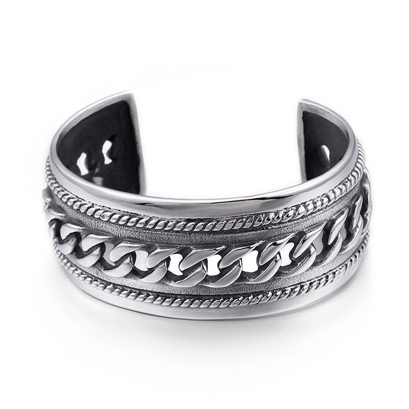 Classic High Quality Metal Men's Bracelet Fashion Buckle