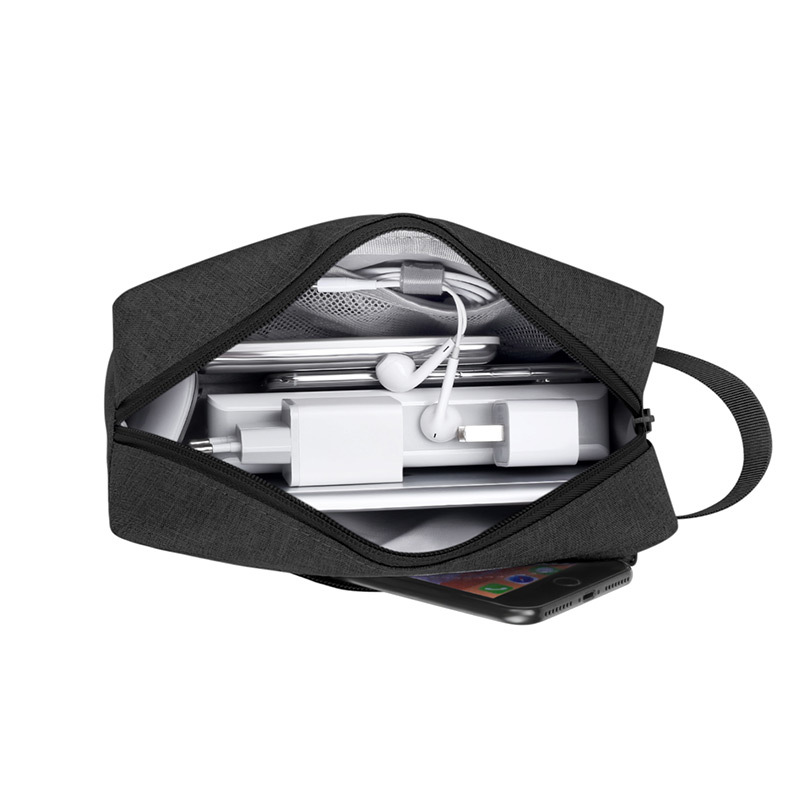 حقيبة تخزين لكابل بيانات وسماعة رقمية وبنك طاقة