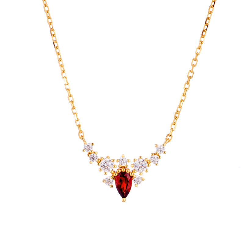 Advanced Red Pomegranate Necklace