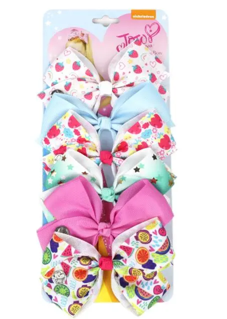 Cross Border Children's Hair Accessories JOJO Bow Hairpin 5 Inch Female Baby Hairpin 15 Color Hc1695 - Shop at LoveMi