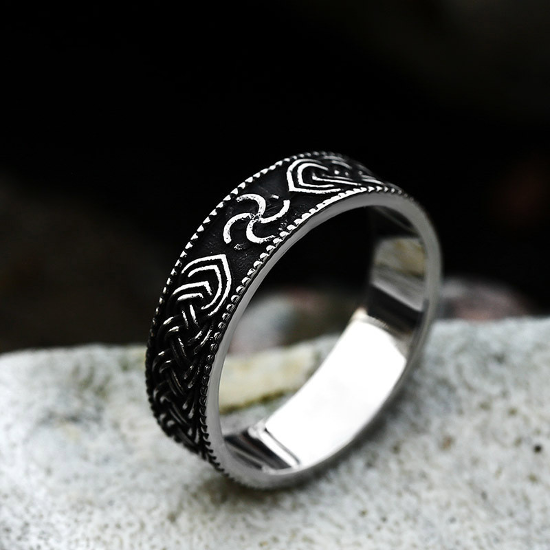 Stainless Steel Korean Style Simple Men's And Women's Rings