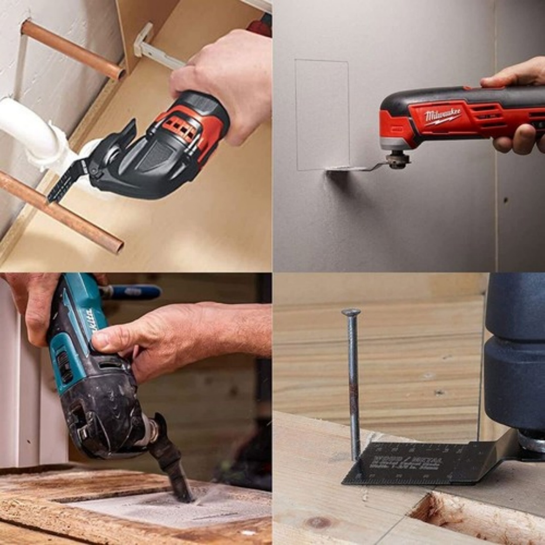 Lames de scie oscillantes multi-outils pour le polissage du bois et du métal – Image 7