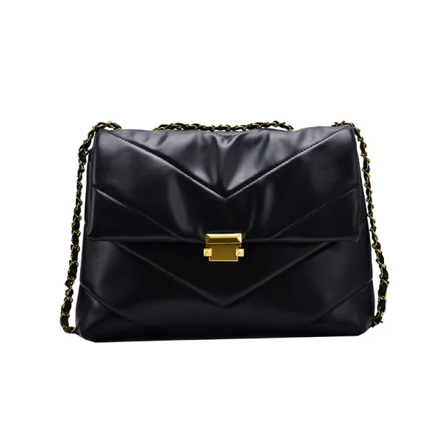 Autumn And Winter Tote Underarm Bag Large Capacity Black - Shop at LoveMi