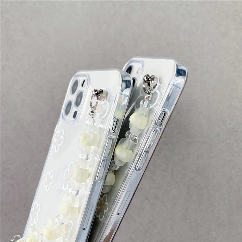 Flower Lanyard Transparent Phone Case - Image 4