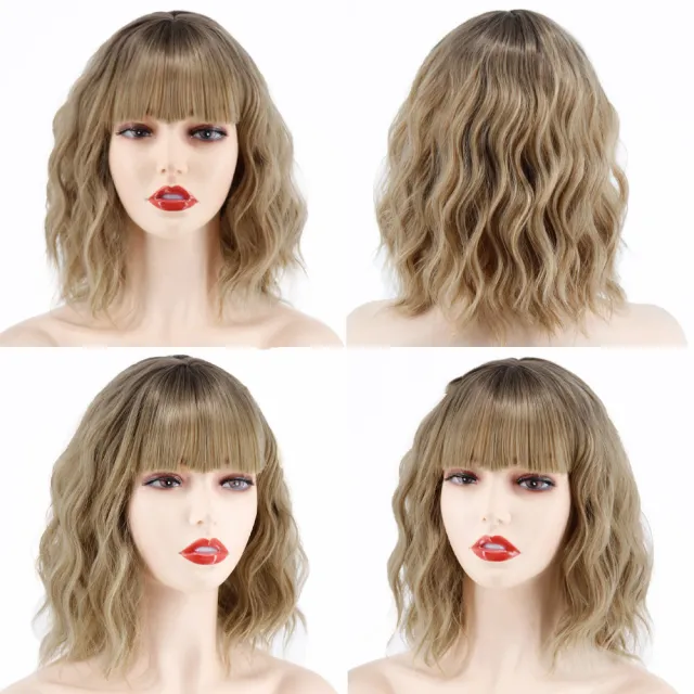 Blonde Long Curly Hair Stage Performance Wig Dance Dress Up Sw27 - Shop at LoveMi