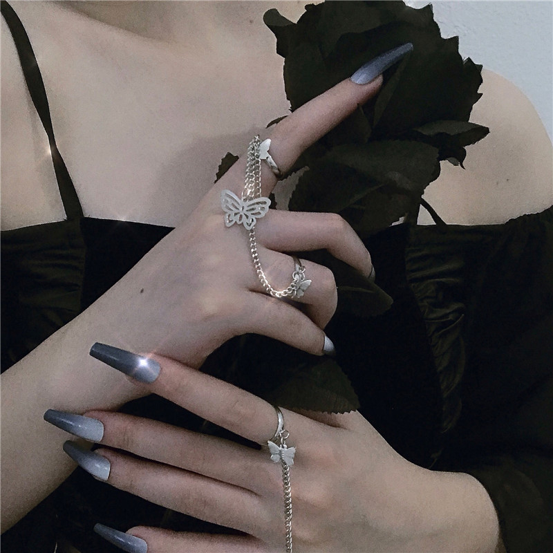 Two-finger Ring Niche Design Feels Cold And Windy