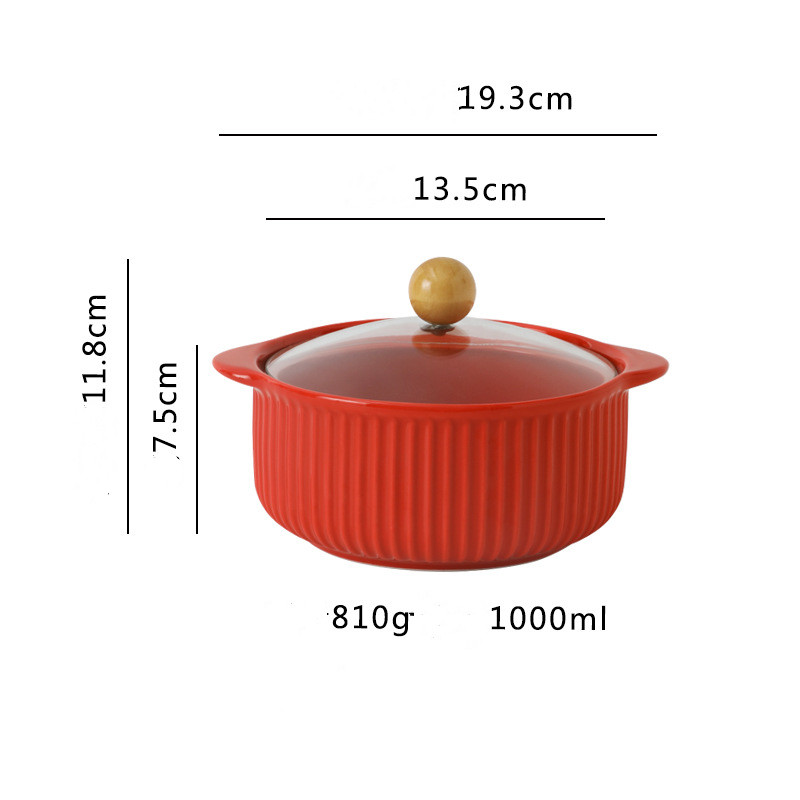 Amphora pasta bowlred