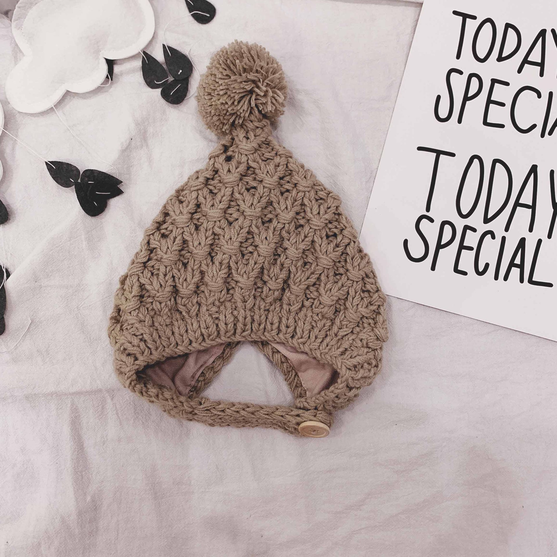 Baby Knitted Hat Baby Western Style All Match