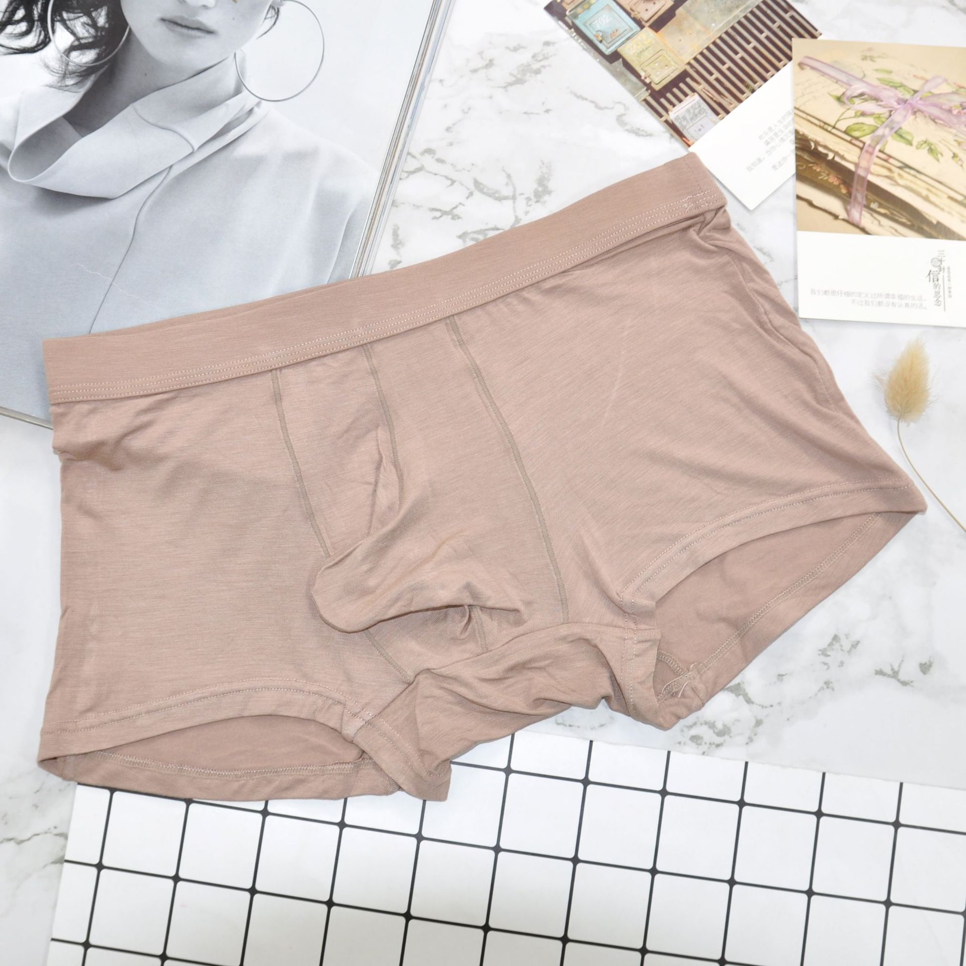 Modal Waist Breathable Boyshort Personality