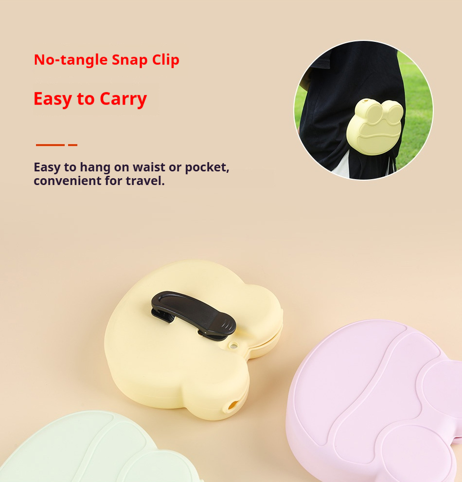 Silicone Dog Treat Bag with Hanging Buckle for Training petsguides.com - Silicone Dog Treat Bag with Hanging Buckle for Training