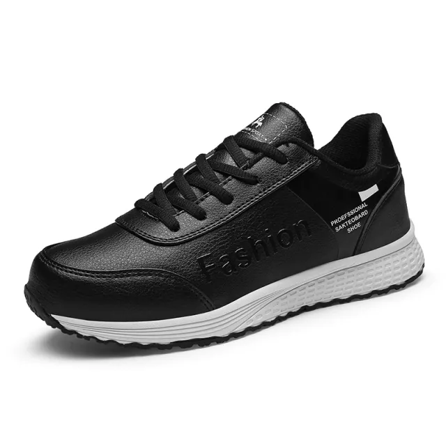 Anti slip Soft Sole Sneakers With Suede Black - Shop at LoveMi
