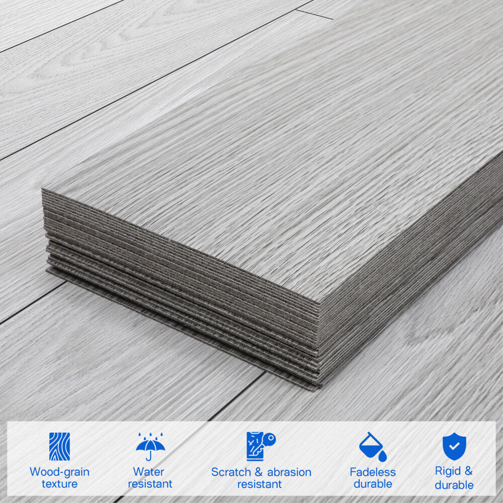 Floor Planks Tiles Self Adhesive Wood Effect Vinyl Flooring Bathroom Decor — image 12