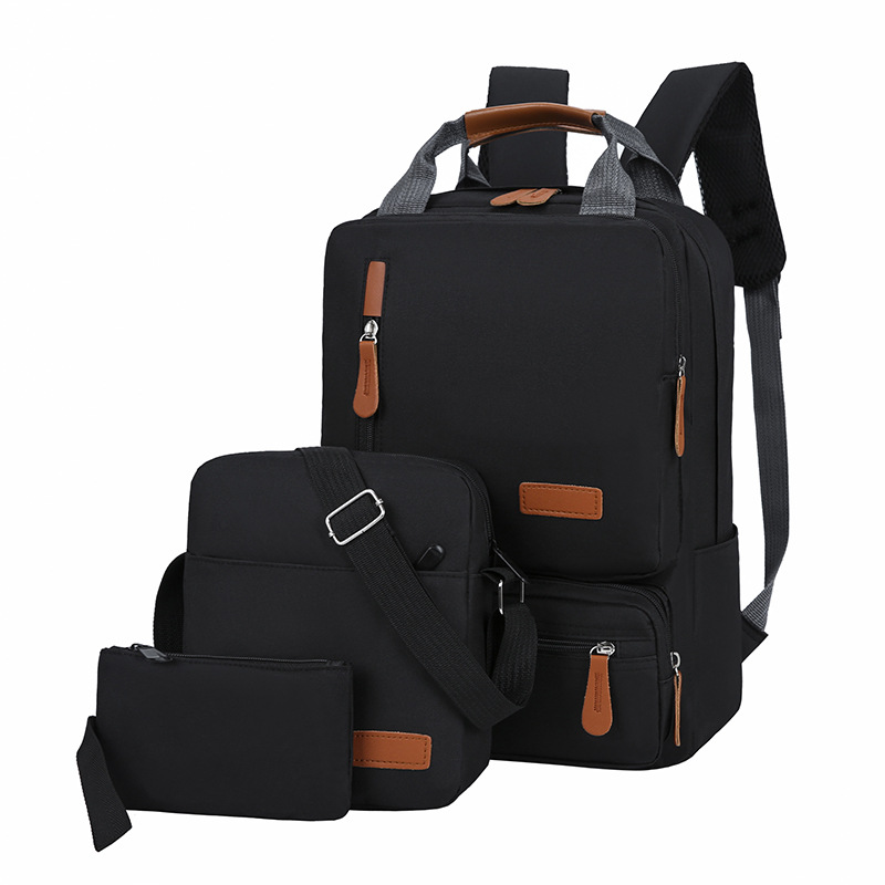 Three-Piece Large-Capacity Business And Leisure Travel Backpack
