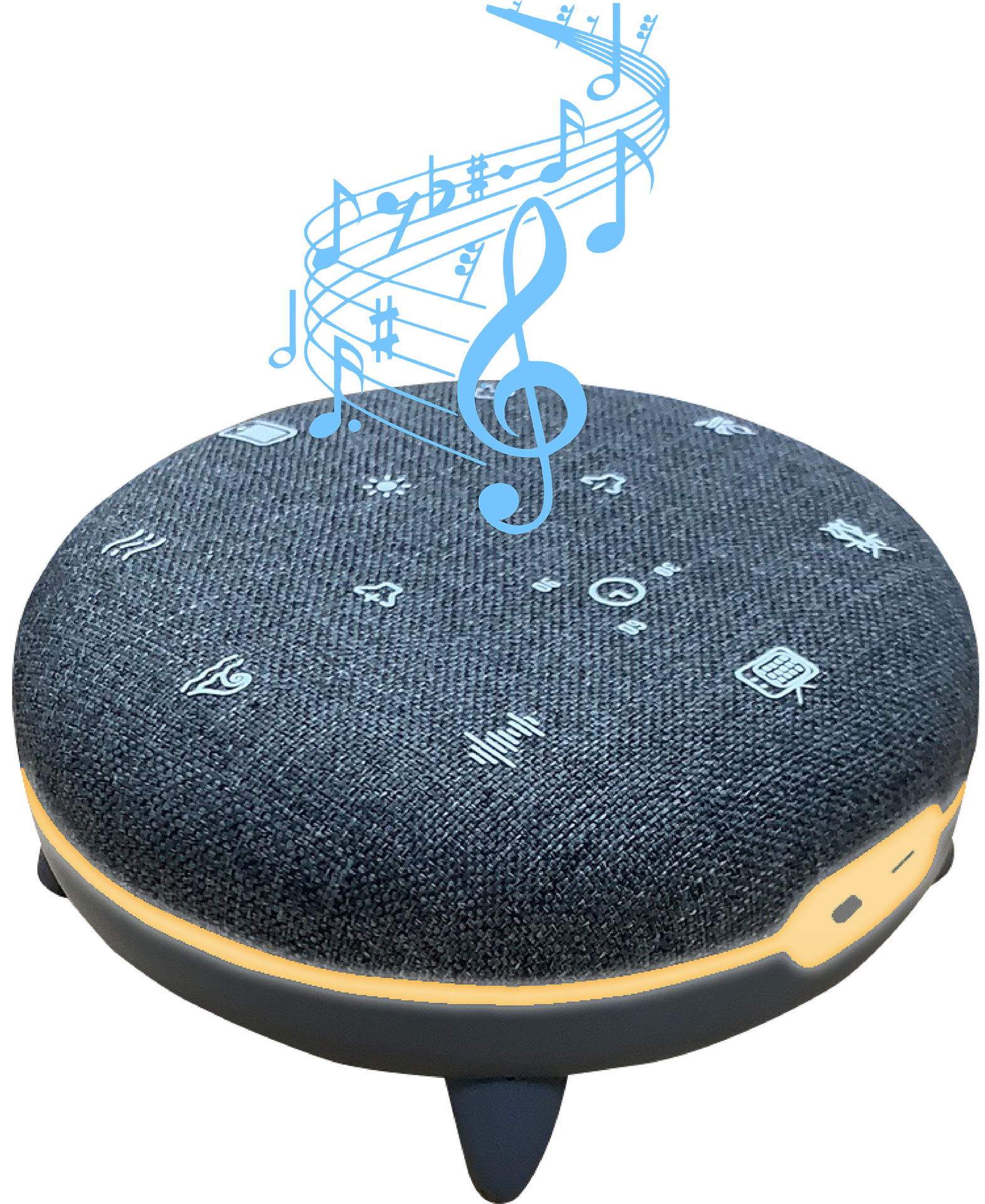 Multi Mode White Noise Sleep Sound RGB Lights Bluetooth - Image 2