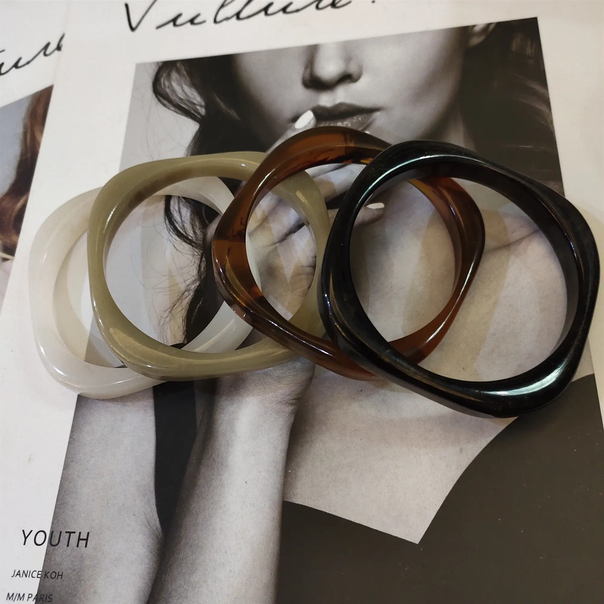 Fashion Jewelry Polygonal Round Ins Vintage Bracelet