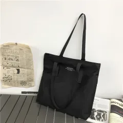 Crossbody Lightweight Travel Bag Tote Shoulder - Black - View 1