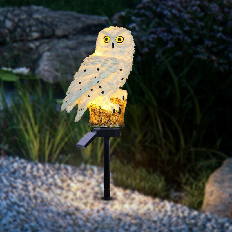 Solar Owl Garden Light Outdoor Waterproof LED Lawn Lamp For Pathway Yard Patio — image 8