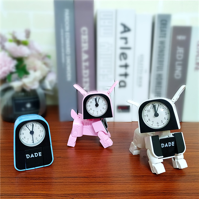 Title 1, New Creative Manual Deformation Alarm Clock For...