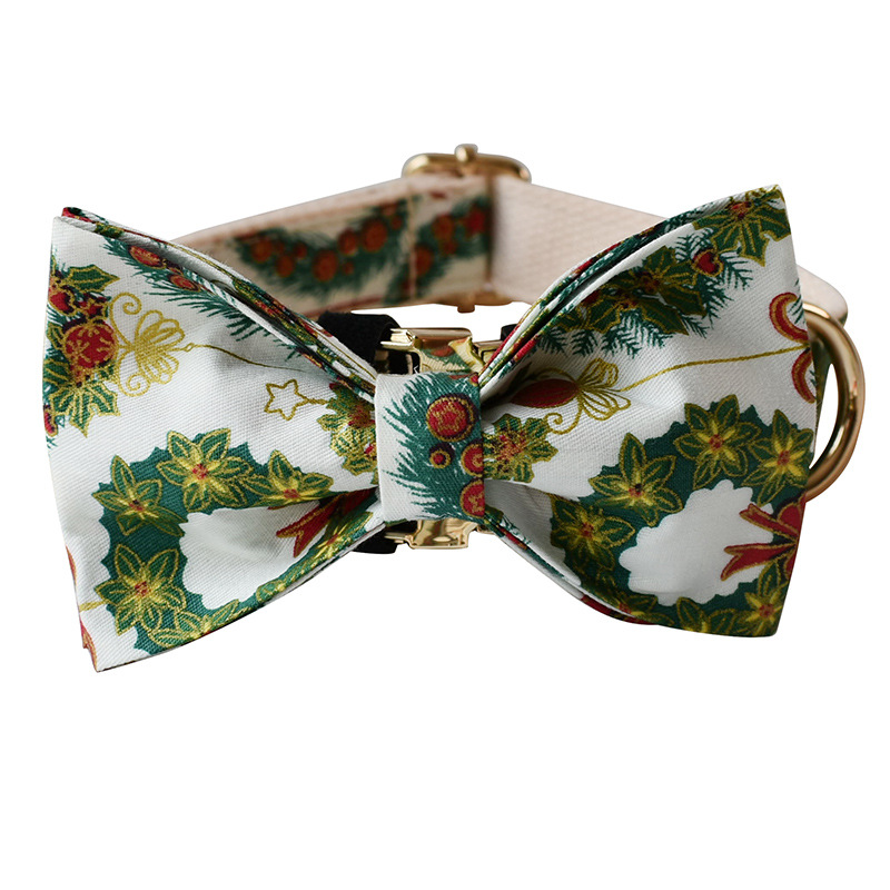 Bow dog collar