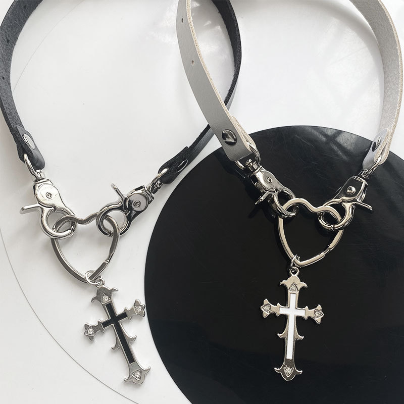 Title 4, Hollow Heart Cross Collar