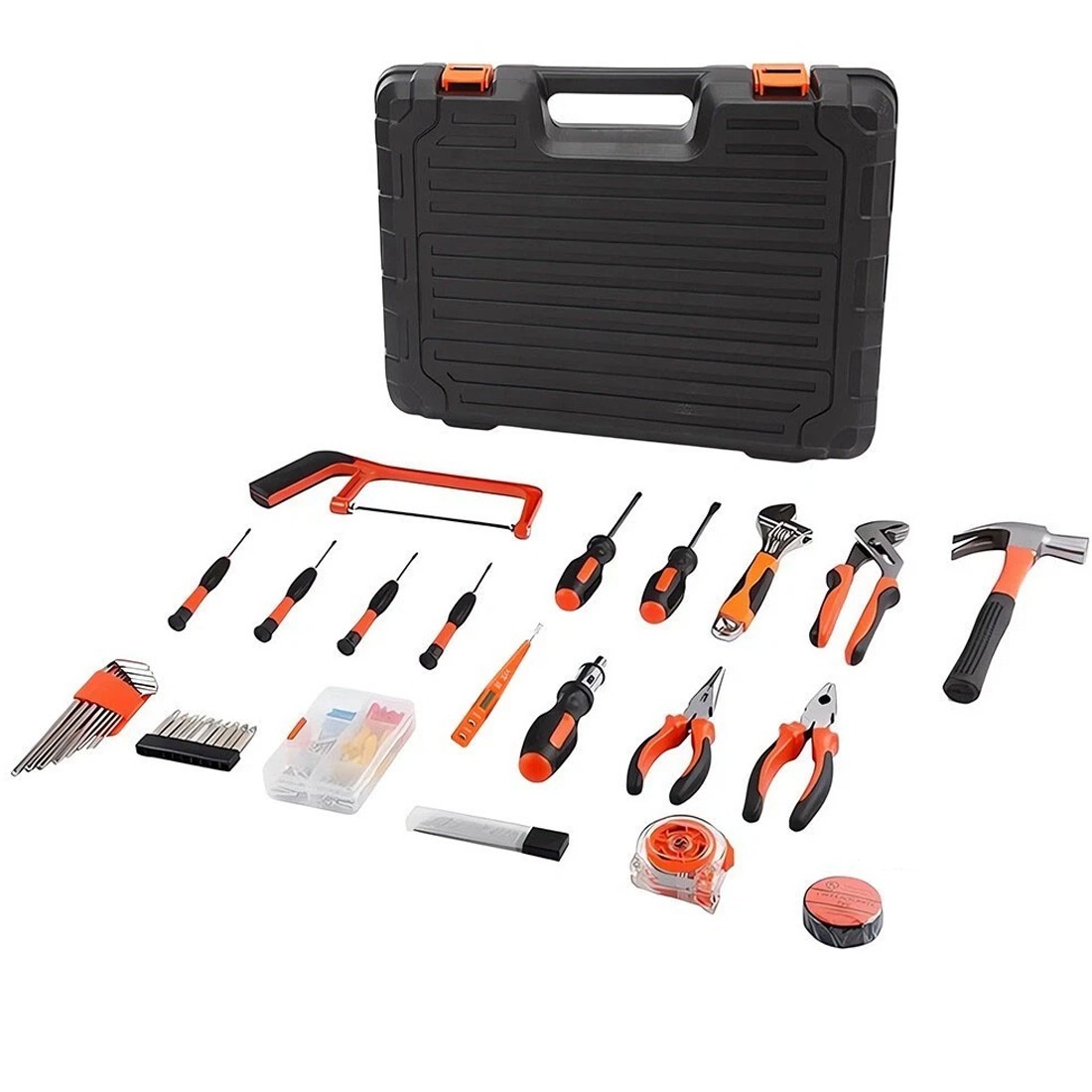 100 Pcs Household Hand Tool Kit with Toolbox Storage Case — image 5