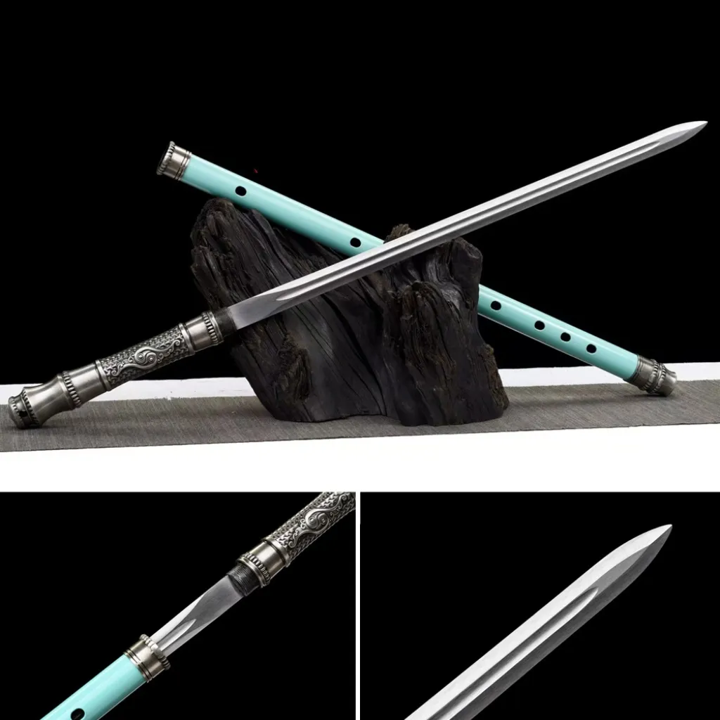 Integrated Sword & Blade Handmade Long Flute