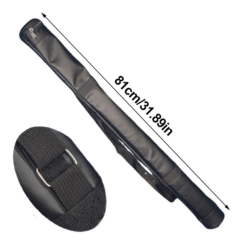 Cue Case Carry Bag Leather Billiard Pool Stick Carrying — image 3
